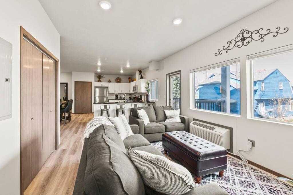 Spacious New 2 Bed 2 Bath Apt By Downtown ספוקיין מראה חיצוני תמונה